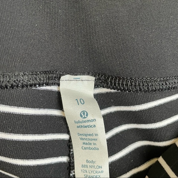 EUC Lululemon Parallel Stripe Wunder Under Tight Size 10 - Picture 6 of 8